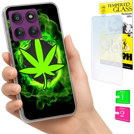 Funda para Motorola Edge 60 Pro con carcasa trasera y cristal 9H. (1/5)