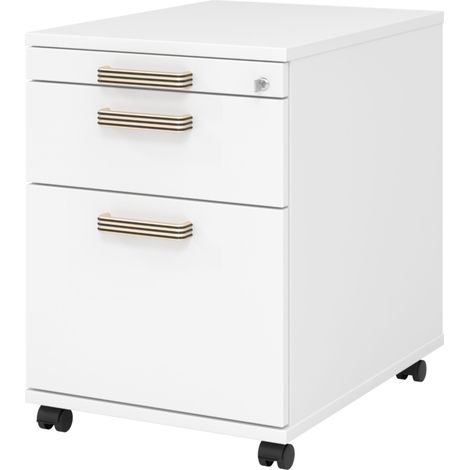bümö office Rollcontainer - mit Hängeregistratur   Weiß (1/5)
