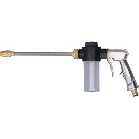 Outil de Nettoyage de Pulvérisation de Tuyau D'arrosage, Pistolet à Eau Haute Pression Portable Tuyau D'arrosage Baguette Buse Pulvérisateur Mousse Rondelle (1/5)
