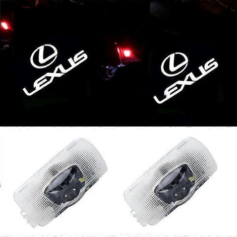 Éclairage d'accueil pour Lexus LS RX ES IS LX, éclairage d'ambiance par projection sur les portières Lexus (lot de 2) (1/5)