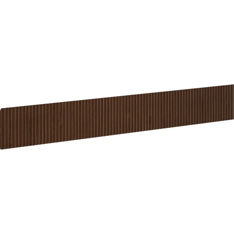 Mexen Rivel frente ranurado para el cuerpo de un armario de baño 140 x 20 cm, nogal - 91A20-1400-235-1-86 (1/2)