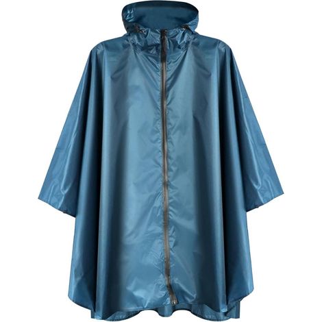 Regenponcho wasserdicht für Radfahren & Outdoor, Unisex, Meeresblau (1/5)
