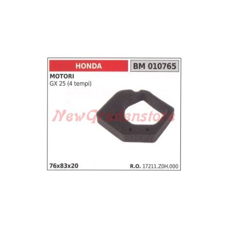 Filtro aria in spugna HONDA motore GX 25 (4 tempi) 010765 17211Z0H000