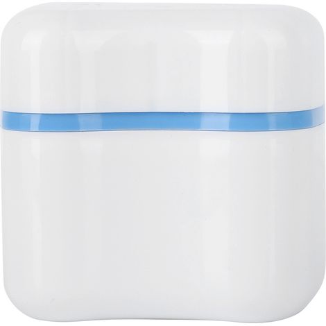 Étui de rangement pour prothèses dentaires avec écran filtrant, appareil dentaire (bleu ciel) (1/5)