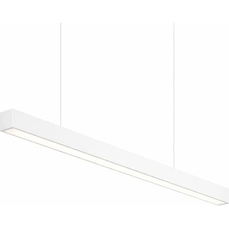 Suspension Linéaire LED 120cm 36W Interconnectable BLANC - Garantie 5 ans - Blanc Froid 6000K - 8000K - SILAMP
