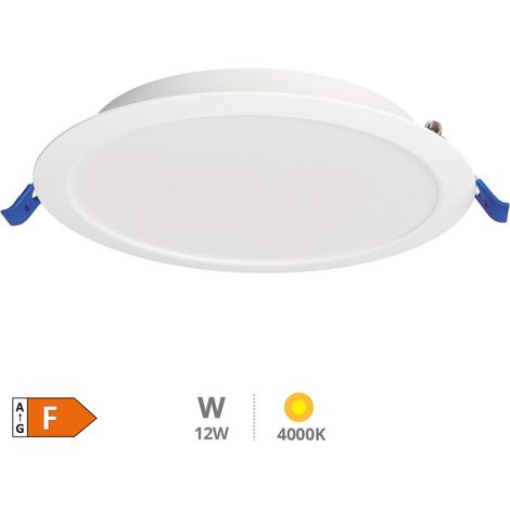 Downlight empotrable LED redondo Belur 12W 4000K Blanco (1/5)