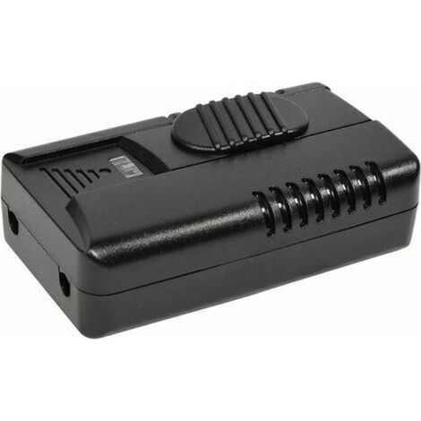 Variateur à pied a curseur 150W 230V Noir Compatible LED [Classe énergétique A] (1/4)