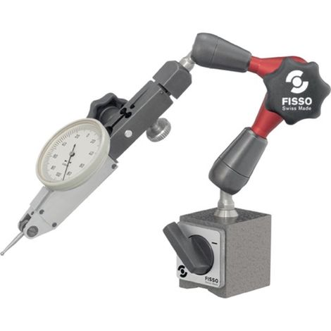 FISSO Magnetmessstativ STRATO-LINE R. 130mm Gesamt-H. 220mm Haftkraft 300 N - 570-2500
Italiano:
Supporto magnetico FISSO STRATO-LINE R. 130mm Altezza totale 220mm Forza magnetica 300 N - (1/2)