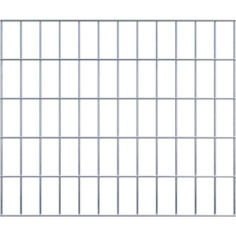 Grille de Gabion à l’unité - Dimensions: 60 cm x 50 cm - mailles de 5 x 10 cm - Made in Germany