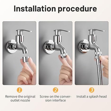 M20 20 cm verstellbare Küchenhahnverlängerung mit 2 Sprühmodi, 360° flexibler Luftsprudler, Edelstahlverlängerung zum Wassersparen, universell kompatibel