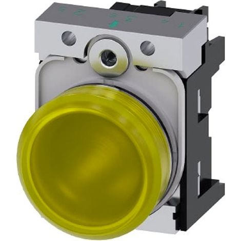 Indicatore Luminoso giallo LED 230V 22mm