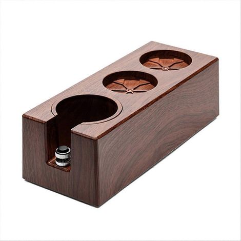 Multifunktionale Halterung für Espresso-Kaffeetamper 51-58 mm, ideal für Theken, Bars oder Geschäfte. (1/5)