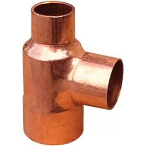 Sanha - Tee ridotto a saldare - rame - Ø22x14x16mm - 90° - Serie 5130