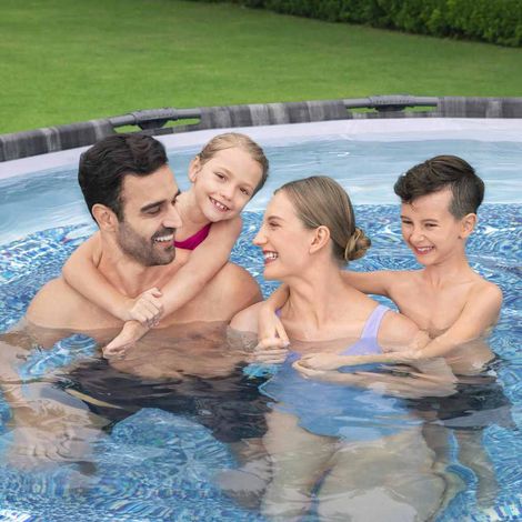 Maison Exclusive - Steel Pro MAX Swimmingpool-Set Rund 427x107 cm (1/5)