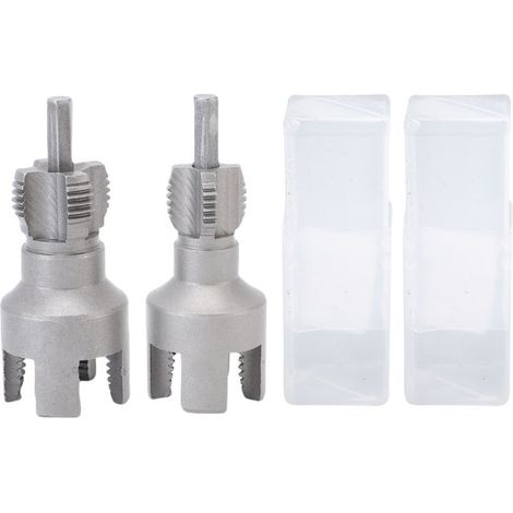 Outil de filetage de tuyau interne et externe, Double fonction intégrée, coupe de filetage, matrices 1/2 pouces 3/4 pouces, Kit d'enfilage pour la réparation à domicile
