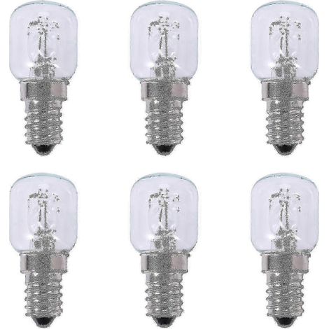ampoules halogènes E14 haute température (500 °C) 25 W pour four à bulles, culot E14, 250 V, ampoule quartz. (1/4)