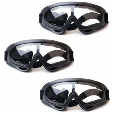 3Pack Lunettes de Sécurité pour Enfants,jeux de plein air pour enfants Lunettes de protection pour Nerf N-Strike Pistolet Elite Jeu de pistolet Protection des yeux et pour le travail en laboratoire (1/5)