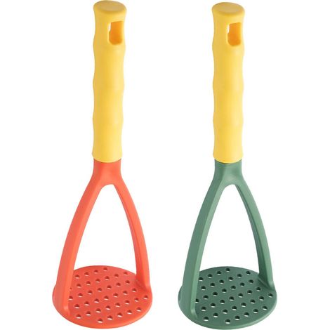 Lot de 2 sachets de purée de pommes de terre artisanale, de qualité supérieure, non grattée (verte + orange)