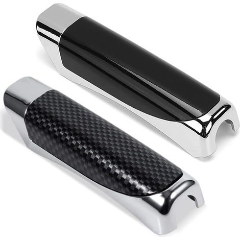 Manijas de freno de mano para coche, 2 piezas de cubiertas protectoras decorativas para freno de mano, funcionamiento suave y flexible