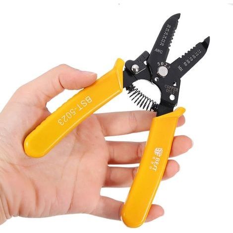 20-30AWG 0.25-0.8mm pince à dénuder pince à dénuder en acier trempé (1/5)
