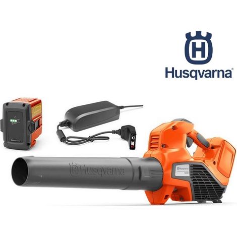 Husqvarna – Souffleur à batterie 36V 4Ah – Force de soufflage 11N – Débit d’air 14,42 m³/min – Moteur sans balais pour nettoyage efficace (1/6)