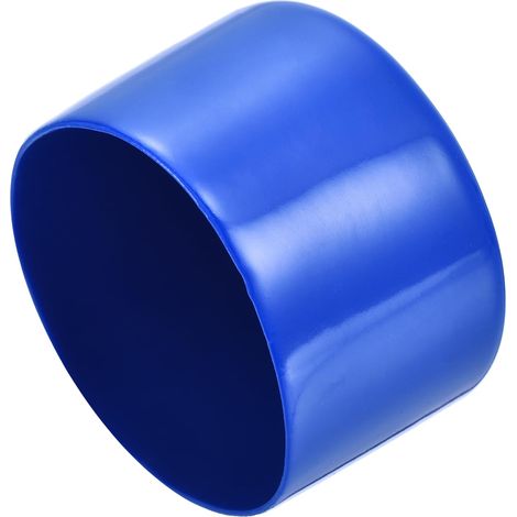 2Pcs Embouts en Caoutchouc 65mm de Diamètre Intérieur Capuchon Rond en Vinyle pour Vis, Protection de Pieds de Meuble, Tube, Bleu (1/4)
