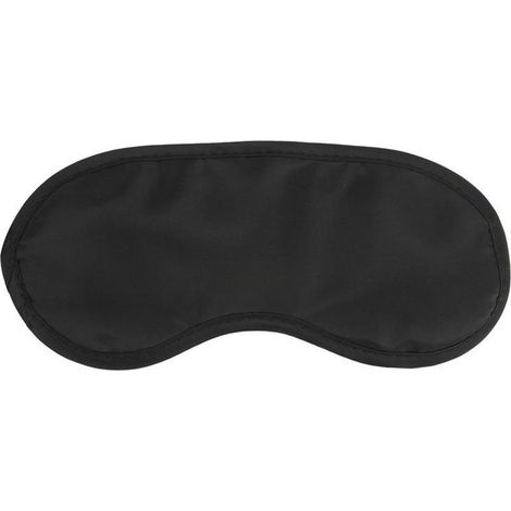 Masque de sommeil avec bandes élastiques, noir (1/3)
