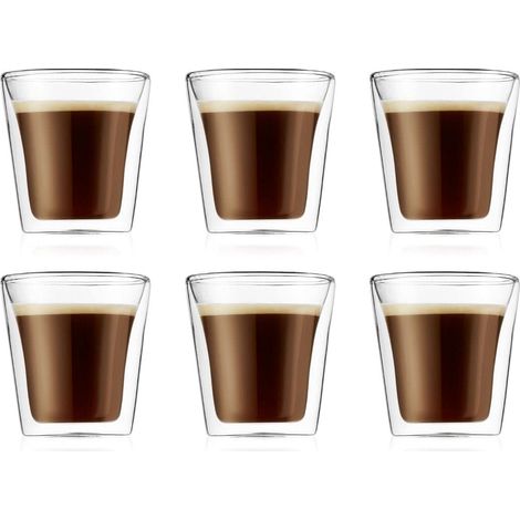 Canteen Coffret de 6 Verres Double Paroi 10 cl (1/4)
