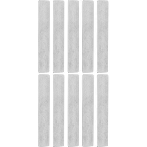 Clapet Compresseur Air Plaque de Soupape Rectangulaire 10 PièCes, Plaque de Soupape en Fonte Taille Standard pour Compresseur D'Air, Valves de Remplacement pour Cylindre de 51 mm pour 0,75-1,5KW (1/5)
