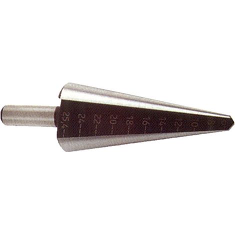 Brocas escalonadas HSS Normal                 Gama taladro 3-14 Largo 62 mm