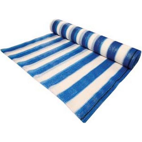 1ROTOLO RETE OMBREGGIANTE 90% BIANCA E BLU ASOLE RINFORZATE - mt.50x3h.