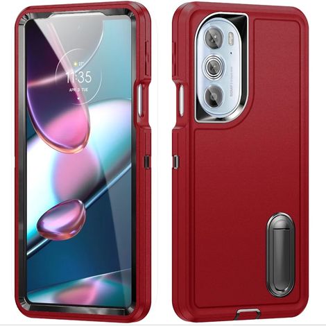 (Rouge, Motorola Moto G Power (2022)) Coque de protection antichoc renforcée (1/5)