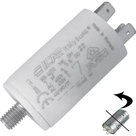 CONDENSADOR 7 MF 450 V PARA Secadora CANDY - 41039164