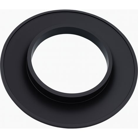 Rosone finitura arredo ø 80 mm silicone canale fumo stufa pellet copertura (1/5)