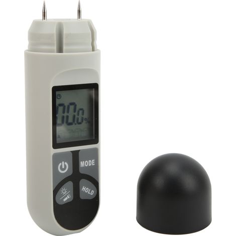 Holzfeuchtemessgerät mit LCD-Bildschirm, einfache Bedienung, hohe Genauigkeit, langlebig, Datenspeicherung, automatische Abschaltung (1/5)