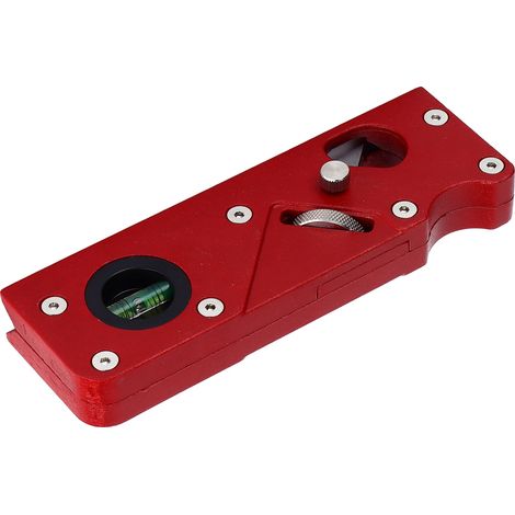 Rabot à chanfreiner pour bois, outil manuel de bricolage pour le travail du bois, outil d'aplanissement des bords et des coins, rabot rouge (1/5)