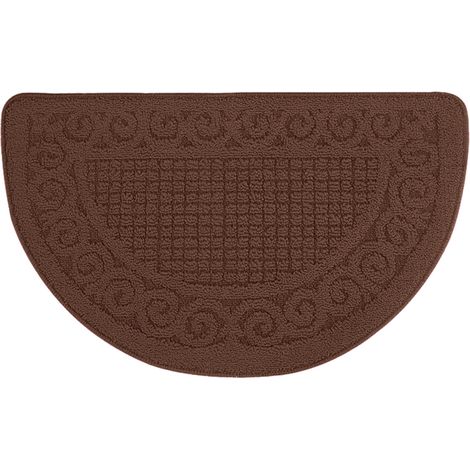 Tapis de sol semi-circulaires pour la maison, tapis de sol, tapis antidérapants pour la maison, tapis de porte de salle de bain, tapis de sol (1/5)