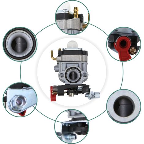 Suitable for TH23, TH26, TH34, 23CC, 25CC, 26CC and 33/35CC two-stroke chainsaw carburetors.--DTEKGAZ