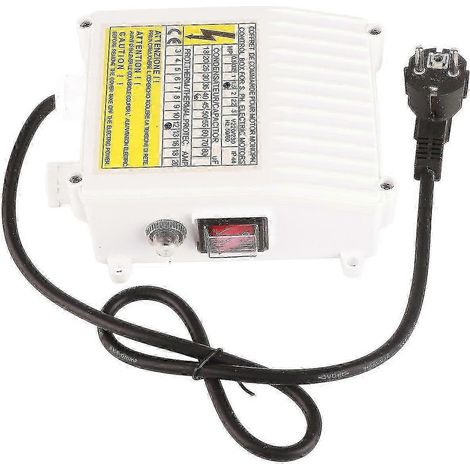 Boîtier Commande Pompe, 220 V UE, 1,1 kW/1,5 CV, 60 µF 25 A, Système Aspiration Eau (1/3)