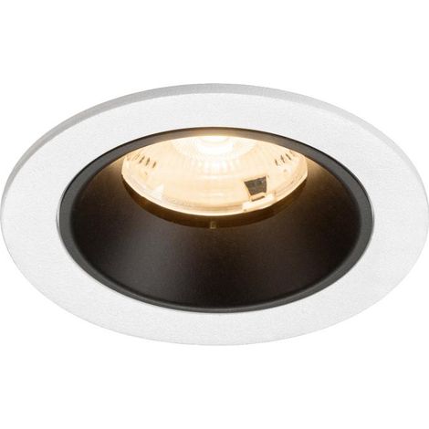 Spot encastré Numinos S blanc/noir 2700K - 20 deg - 1009442