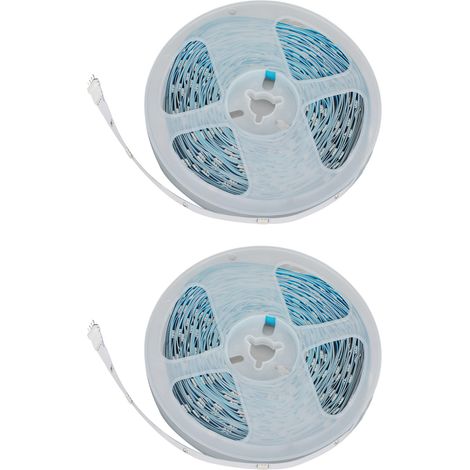 Ruban LED RGB 5V, bandeau lumineux à bouton, changement de couleur, alimentation USB, 20m/65.6ft pour chambre. (1/5)