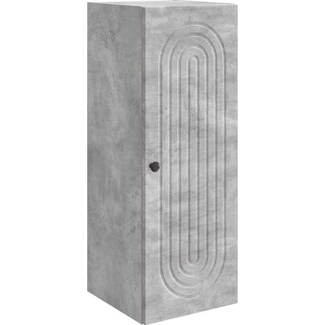 Wandschrank Betongrau 33 x 34,5 x 90 cm Holzwerkstoff vidaXL