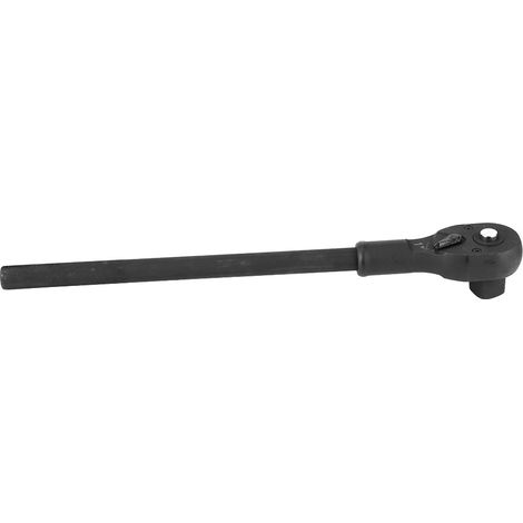 Clé à cliquet réversible 1 pouce, tête carrée robuste, douille rapide, outil de réparation auto, longueur moyenne allongée, usage intensif (1/3)
