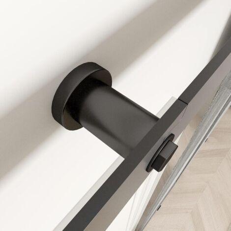NALOOKAMIC  Lot de 4 entretoises pour porte de grange coulissante – Pièces de rechange pour rails de quincaillerie pour porte de grange coulissante, entretoises murales pour rails de quincaillerie pou