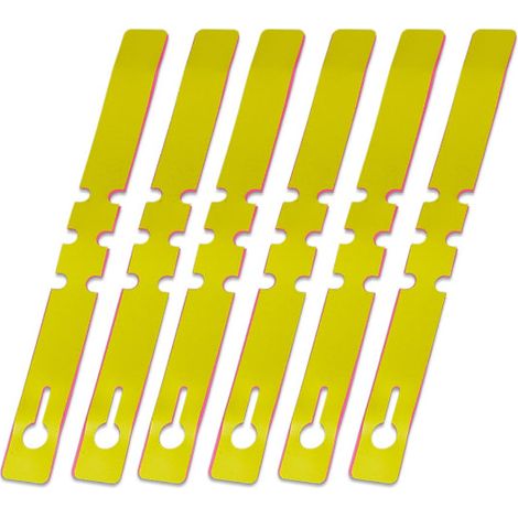 Étiquettes pour plantes, paquet de 100, jaune (1/4)