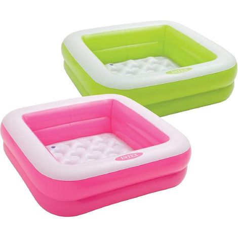 PISCINA BABY QUADRATA 86X86X25CM COLORI ASSORTITI (1/5)