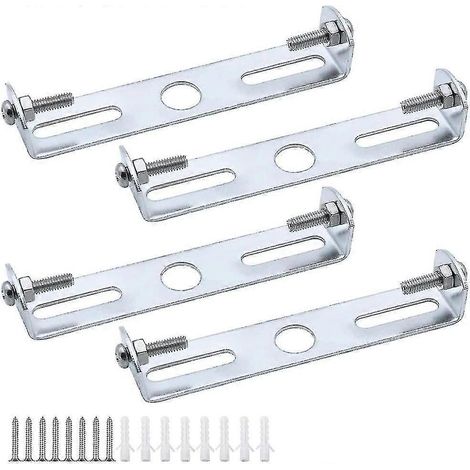 Support de plafonnier 110-130 mm, plaque de fixation robuste en métal pour lustre avec kit de visserie - FF - (1/4)