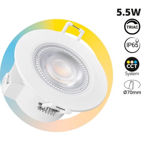 Downlight LED "Avalor" Empotrable - TRIAC Dimmable - 5.5W -