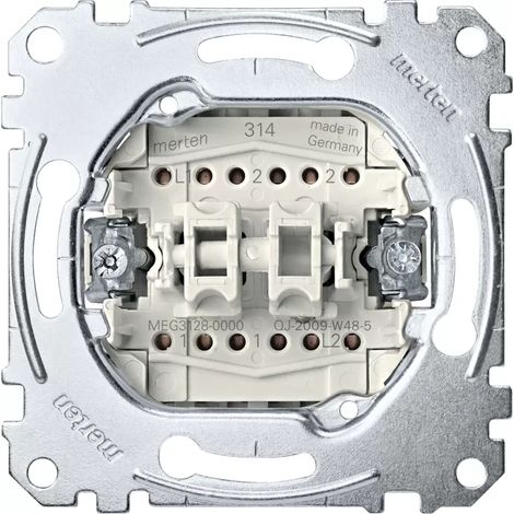 Merten Wechselschalter/-taster 10A 250V AC MEG3128-0000 (1/2)