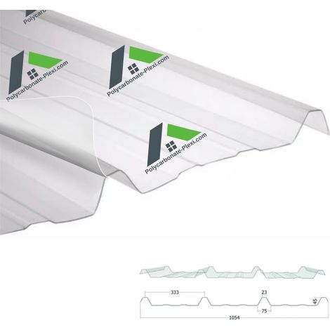 Polycarbonate Ondulé NERVESCO 2000x1053mm (1/2)